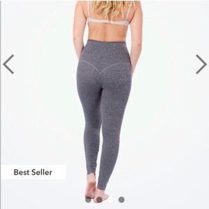 Shapermint Empetua At Waist Shaping Leggings Shapewear (2XL) Grey Heathered NWT!